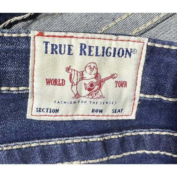 True Religion Halle Big T Dark Wash Denim Jeans Womens size 29 - Picture 7 of 12